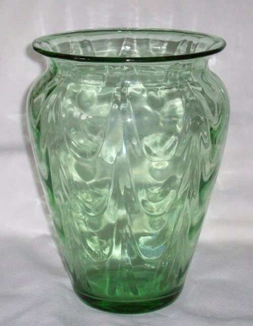 Fostoria #4105 Vase with Loop Optic