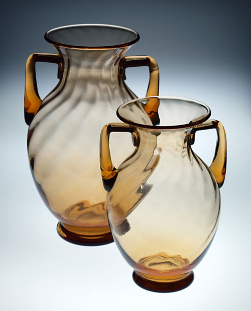 Fostoria #2360 Vase with Spiral Optic Pattern