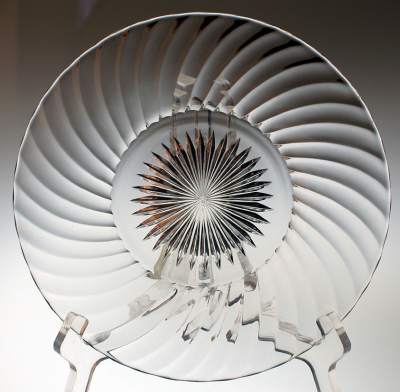 Heisey #1227 Pinwheel Plate