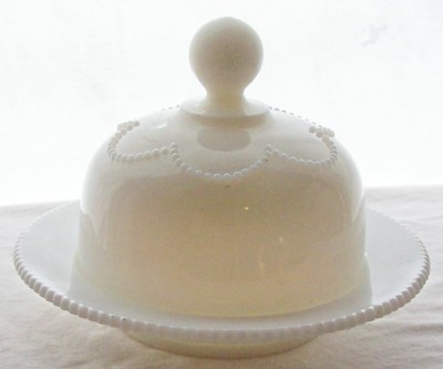 Heisey #1295 Beaded Swag Butter Dish