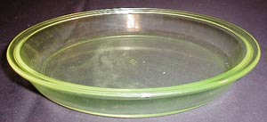 Heisey #V-7030 Visible Cooking Ware Pie Plate