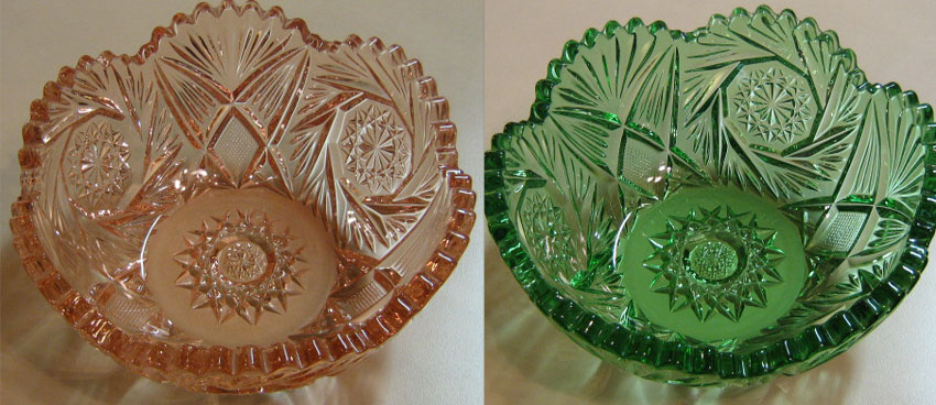 Heisey # 350 Pinwheel and Fan Bowl