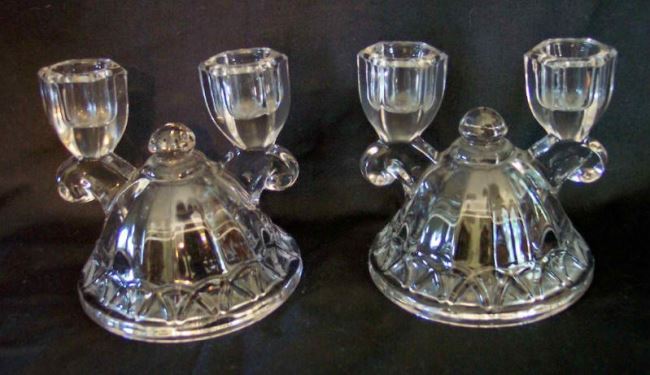Imperial # 780 Lace Edge Duo Candlestick