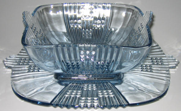 Imperial Art Deco Plate & Bowl