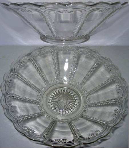 Imperial # 721 "Scroll Fluted" Bowl