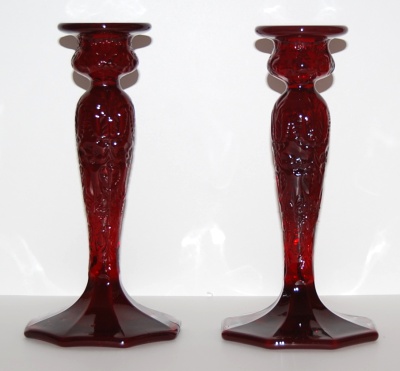 McKee Rock Crystal Candlesticks