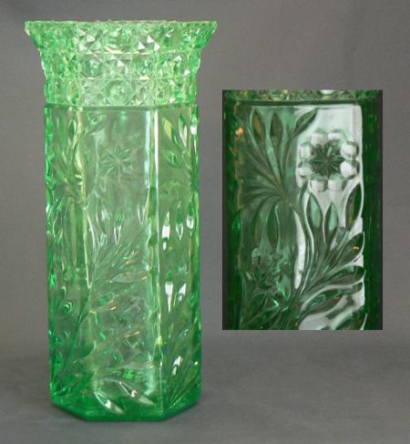 McKee # 410 Innovation Hexagonal Vase