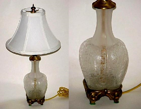 Paden City Lamp w/ Spring Orchard Etch