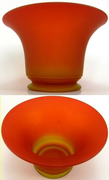 Tiffin #15179 Amberina Sweet Pea Vase