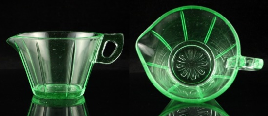 U. S. Glass Tendril Creamer