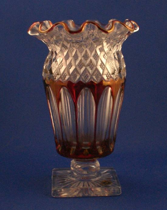 Westmoreland #1932 Wakefield / Waterford Crimped Top Vase