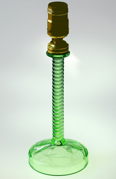 Westmoreland #1707 Spiral Lamp