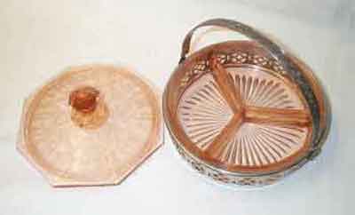 Indiana # 612 Horseshoe Candy Dish in Metal Holder