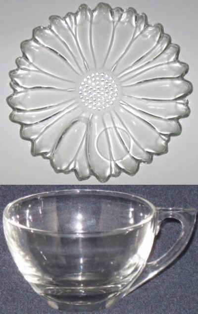 Indiana Sunflower Snack Plate & Cup