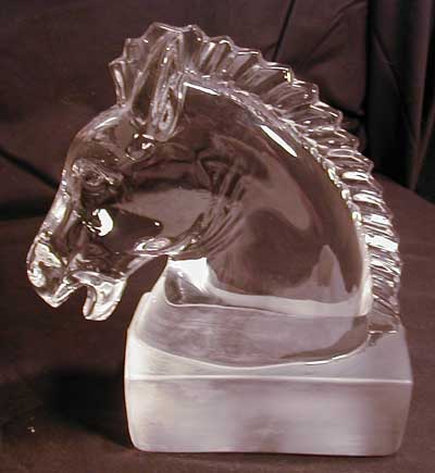 Heisey Horse Head #   1 Bookend