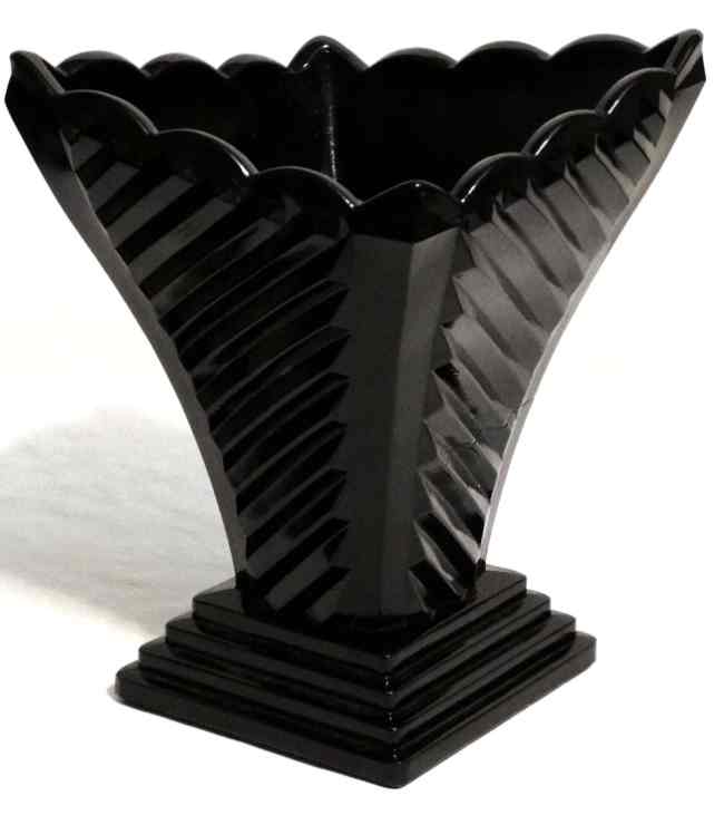 Tiara Deco Black Vase