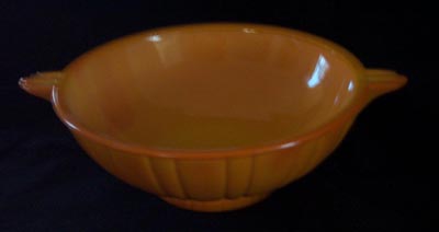 Akro Agate Tab Handled Bowl