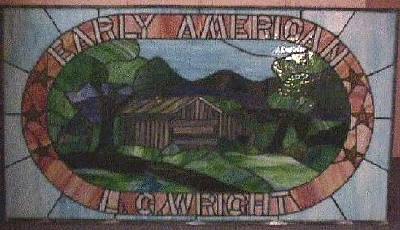 L. G. Wright Stained Glass Panel