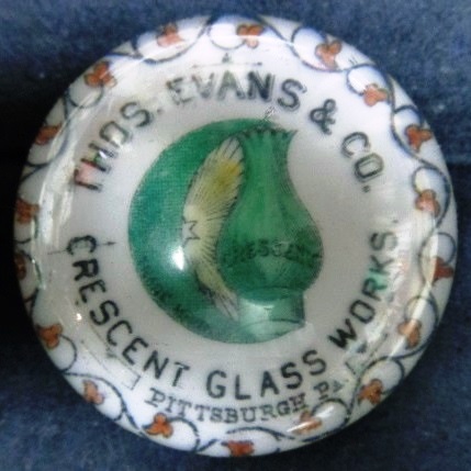 Crescent Glass Works Paperweight
