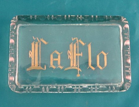 La Flo Cut Glass Paperweight