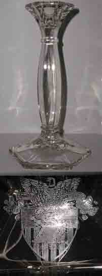Unknown Candlestick with West Point Insignia
