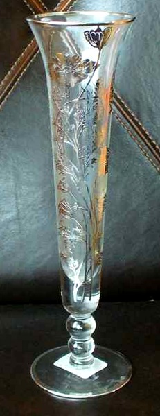 Unknown Vase w/ Silver City Flanders Overlay