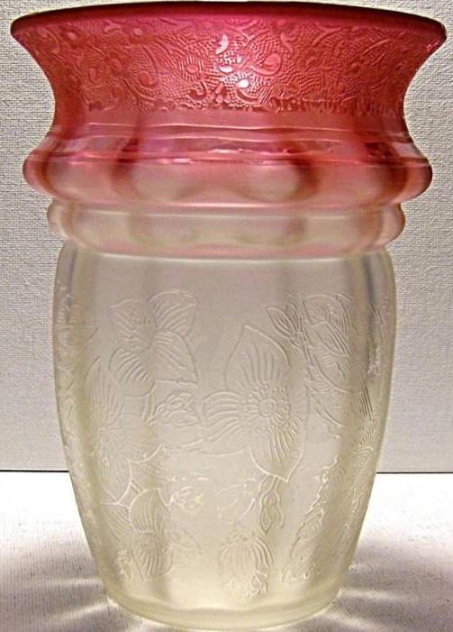 Unknown Ruby Shaded Vase