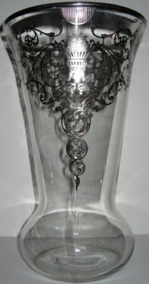 Unknown Vase With Silver Decoration