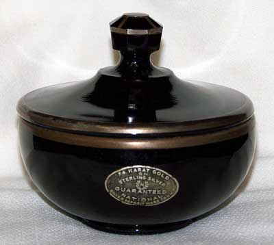 Unknown Black Powder Box with National Silver Label