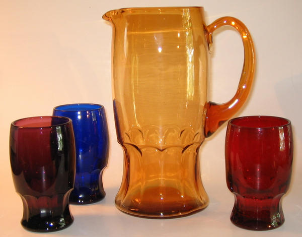 Unknown Pitcher and Tumblers