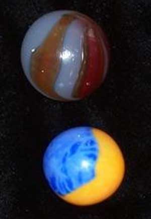 Akro Agate Experimental Marbles