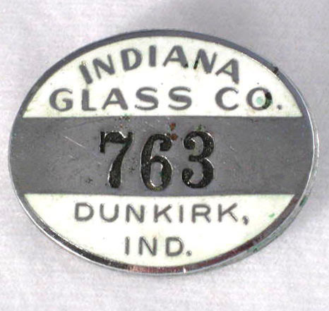 Indiana Glass Employee Badge