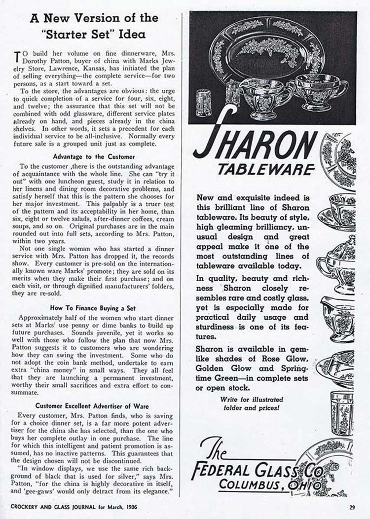 Federal Sharon Advertisement