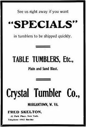 Crystal Tumbler Co. Advertisement