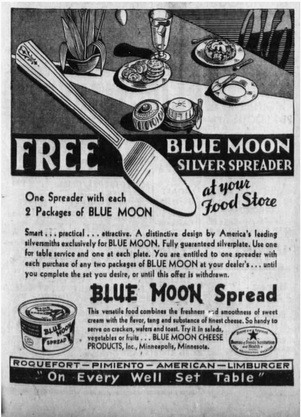 Blue Moon Spread Ad
