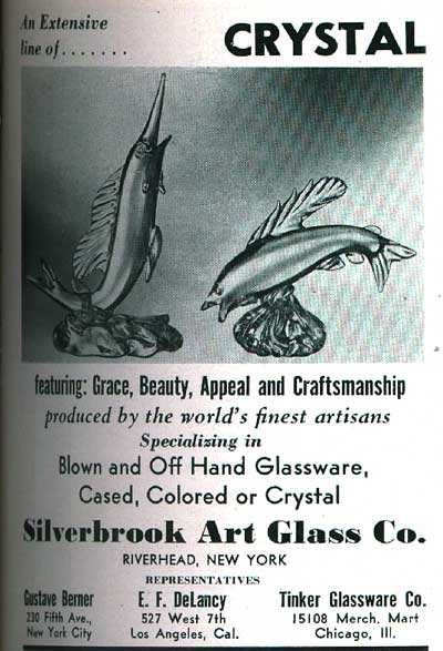 Silverbrook Art Glass Co. Sailfish