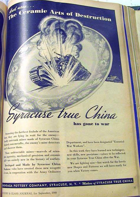 Syracuse China Ad