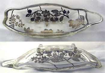 Unknown Dish with Silver Overlay