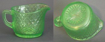 Unknown Quilted Diamond Creamer