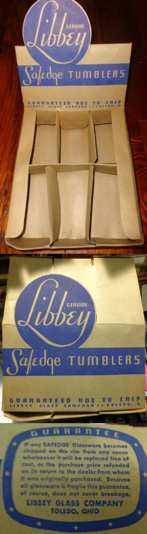 Libbey Safedge Tumblers Box