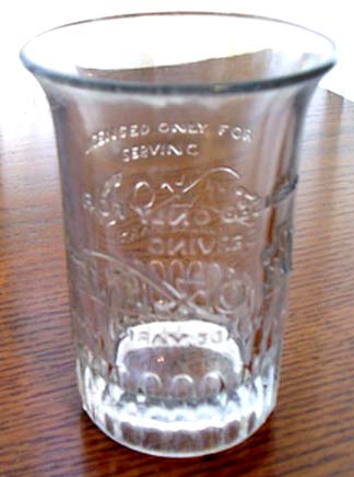 Moxie Soda Promotional Glass