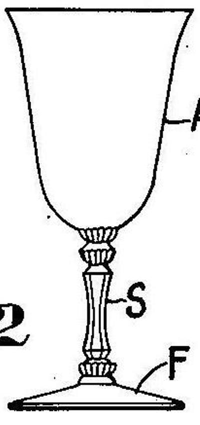 Heisey Goblet Patent 2553358-2a