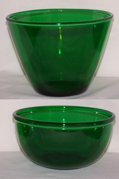 Anchor Hocking Forest Green Bowls