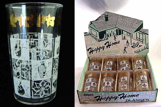 Anchor Hocking Happy Home Tumblers & Packaging