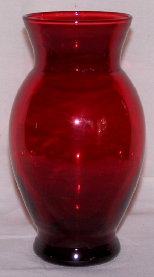 Hocking Royal Ruby Vase