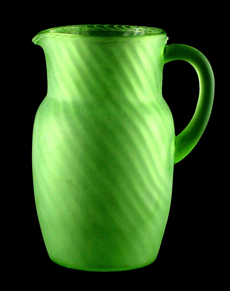 Hocking Spiral Pitcher