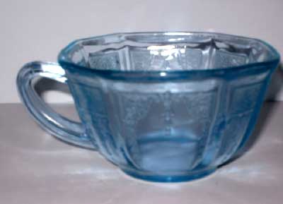 Hocking Princess Blue Cup