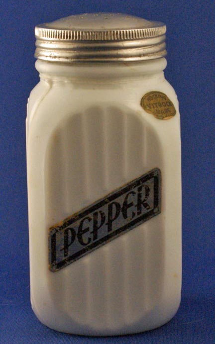 Hocking Vitrock Pepper Shaker