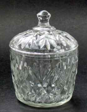 Hocking Pineapple Sugar with Clear Lid