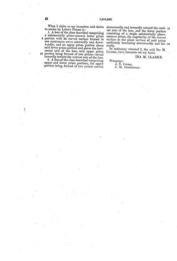 New Martinsville Lens Patent 1315283-3